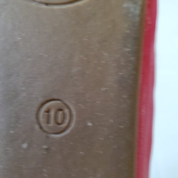 Dream Pairs Sole Happy Red Ballerina Shoe Size 10 - Picture 13 of 14